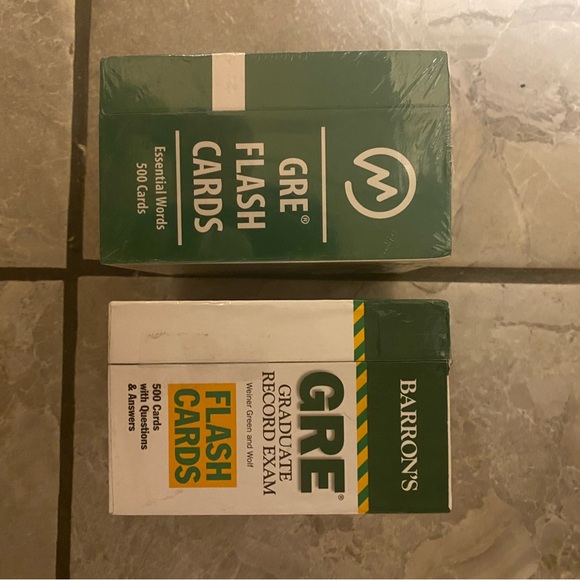 GRE Exam Prep Flash Cards - Picture 4 of 4